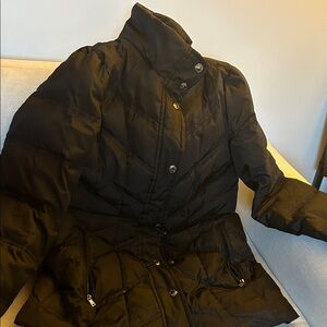 Women's London Fog Black Puffer Jacket